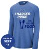 Carroll - PosiCharge ® Long Sleeve Tri Blend Wicking Raglan Tee Thumbnail
