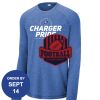 Carroll - PosiCharge ® Long Sleeve Tri Blend Wicking Raglan Tee Thumbnail