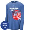 Carroll - PosiCharge ® Long Sleeve Tri Blend Wicking Raglan Tee Thumbnail