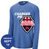 Carroll - PosiCharge ® Long Sleeve Tri Blend Wicking Raglan Tee Thumbnail