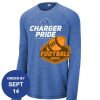 Carroll - PosiCharge ® Long Sleeve Tri Blend Wicking Raglan Tee Thumbnail