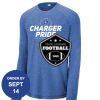 Carroll - PosiCharge ® Long Sleeve Tri Blend Wicking Raglan Tee Thumbnail