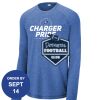 Carroll - PosiCharge ® Long Sleeve Tri Blend Wicking Raglan Tee Thumbnail