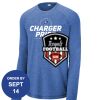 Carroll - PosiCharge ® Long Sleeve Tri Blend Wicking Raglan Tee Thumbnail