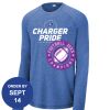 Carroll - PosiCharge ® Long Sleeve Tri Blend Wicking Raglan Tee Thumbnail