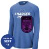 Carroll - PosiCharge ® Long Sleeve Tri Blend Wicking Raglan Tee Thumbnail