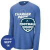 Carroll - PosiCharge ® Long Sleeve Tri Blend Wicking Raglan Tee Thumbnail