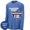 Carroll - PosiCharge ® Long Sleeve Tri Blend Wicking Raglan Tee Thumbnail