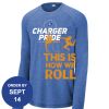 Carroll - PosiCharge ® Long Sleeve Tri Blend Wicking Raglan Tee Thumbnail