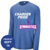 Carroll - PosiCharge ® Long Sleeve Tri Blend Wicking Raglan Tee Thumbnail