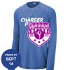 Carroll - PosiCharge ® Long Sleeve Tri Blend Wicking Raglan Tee Thumbnail