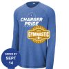 Carroll - PosiCharge ® Long Sleeve Tri Blend Wicking Raglan Tee Thumbnail