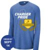Carroll - PosiCharge ® Long Sleeve Tri Blend Wicking Raglan Tee Thumbnail