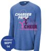 Carroll - PosiCharge ® Long Sleeve Tri Blend Wicking Raglan Tee Thumbnail