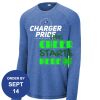 Carroll - PosiCharge ® Long Sleeve Tri Blend Wicking Raglan Tee Thumbnail