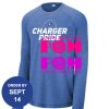 Carroll - PosiCharge ® Long Sleeve Tri Blend Wicking Raglan Tee Thumbnail