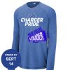 Carroll - PosiCharge ® Long Sleeve Tri Blend Wicking Raglan Tee Thumbnail