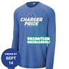 Carroll - PosiCharge ® Long Sleeve Tri Blend Wicking Raglan Tee Thumbnail