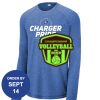 Carroll - PosiCharge ® Long Sleeve Tri Blend Wicking Raglan Tee Thumbnail