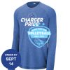 Carroll - PosiCharge ® Long Sleeve Tri Blend Wicking Raglan Tee Thumbnail