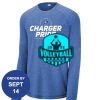 Carroll - PosiCharge ® Long Sleeve Tri Blend Wicking Raglan Tee Thumbnail