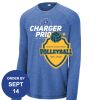 Carroll - PosiCharge ® Long Sleeve Tri Blend Wicking Raglan Tee Thumbnail