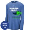 Carroll - PosiCharge ® Long Sleeve Tri Blend Wicking Raglan Tee Thumbnail