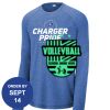 Carroll - PosiCharge ® Long Sleeve Tri Blend Wicking Raglan Tee Thumbnail