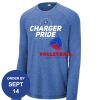 Carroll - PosiCharge ® Long Sleeve Tri Blend Wicking Raglan Tee Thumbnail