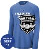 Carroll - PosiCharge ® Long Sleeve Tri Blend Wicking Raglan Tee Thumbnail