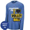 Carroll - PosiCharge ® Long Sleeve Tri Blend Wicking Raglan Tee Thumbnail
