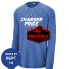 Carroll - PosiCharge ® Long Sleeve Tri Blend Wicking Raglan Tee Thumbnail
