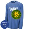 Carroll - PosiCharge ® Long Sleeve Tri Blend Wicking Raglan Tee Thumbnail