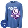 Carroll - PosiCharge ® Long Sleeve Tri Blend Wicking Raglan Tee Thumbnail