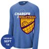 Carroll - PosiCharge ® Long Sleeve Tri Blend Wicking Raglan Tee Thumbnail