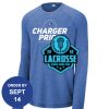Carroll - PosiCharge ® Long Sleeve Tri Blend Wicking Raglan Tee Thumbnail