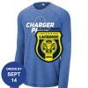 Carroll - PosiCharge ® Long Sleeve Tri Blend Wicking Raglan Tee Thumbnail