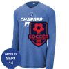 Carroll - PosiCharge ® Long Sleeve Tri Blend Wicking Raglan Tee Thumbnail