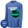 Carroll - PosiCharge ® Long Sleeve Tri Blend Wicking Raglan Tee Thumbnail