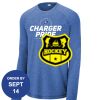 Carroll - PosiCharge ® Long Sleeve Tri Blend Wicking Raglan Tee Thumbnail