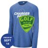 Carroll - PosiCharge ® Long Sleeve Tri Blend Wicking Raglan Tee Thumbnail
