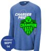 Carroll - PosiCharge ® Long Sleeve Tri Blend Wicking Raglan Tee Thumbnail