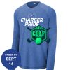 Carroll - PosiCharge ® Long Sleeve Tri Blend Wicking Raglan Tee Thumbnail