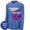 Carroll - PosiCharge ® Long Sleeve Tri Blend Wicking Raglan Tee Thumbnail