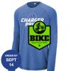Carroll - PosiCharge ® Long Sleeve Tri Blend Wicking Raglan Tee Thumbnail