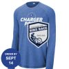 Carroll - PosiCharge ® Long Sleeve Tri Blend Wicking Raglan Tee Thumbnail