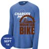 Carroll - PosiCharge ® Long Sleeve Tri Blend Wicking Raglan Tee Thumbnail