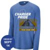 Carroll - PosiCharge ® Long Sleeve Tri Blend Wicking Raglan Tee Thumbnail