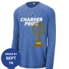 Carroll - PosiCharge ® Long Sleeve Tri Blend Wicking Raglan Tee Thumbnail