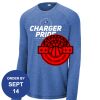 Carroll - PosiCharge ® Long Sleeve Tri Blend Wicking Raglan Tee Thumbnail